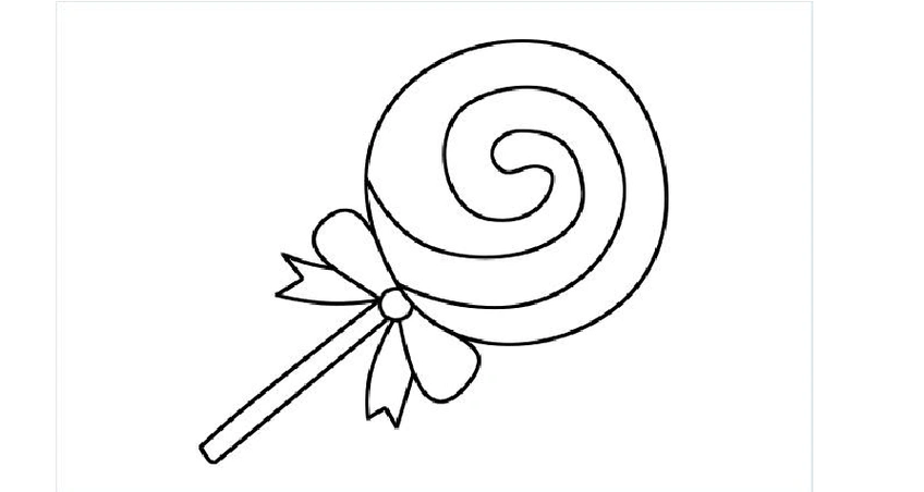 画超简单画法彩虹棒棒糖简笔画图片彩虹棒棒糖怎么画棒棒糖儿童画怎么