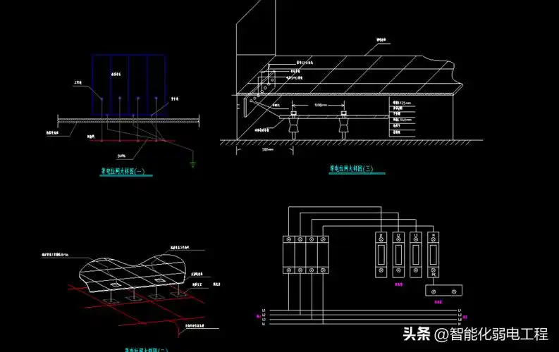 一套非常全面的弱电工程防雷接地安装大样图_施工_图纸_文档