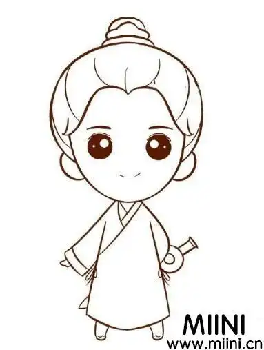 q版鹿晗简笔画步骤教程