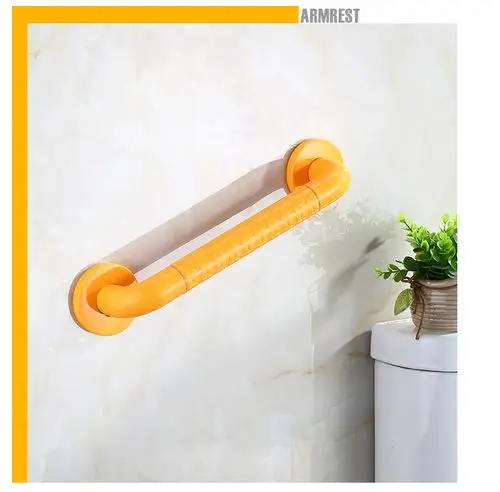 卫生间不锈钢无障碍安全扶手浴室尼龙扶手老年人马桶卫浴一字扶手