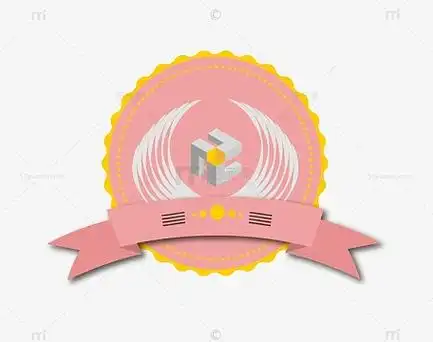 中秋月饼形状徽章标签万字符号logo