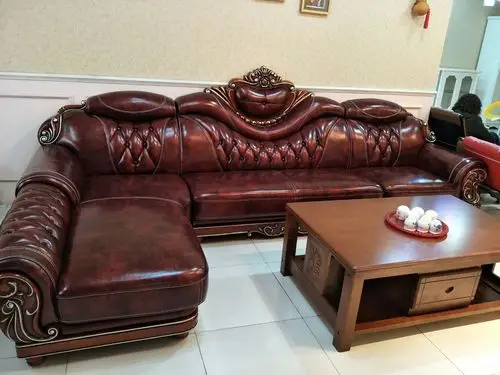 欧式真皮沙发,彰显霸气的你.