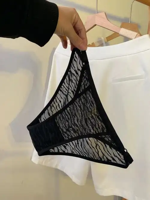 撩男杀手超薄款性感网纱蕾丝内裤半透明