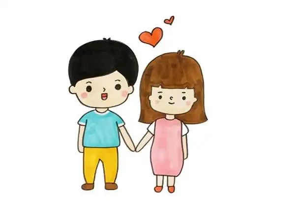 七夕节日手绘情侣怎么画呢?