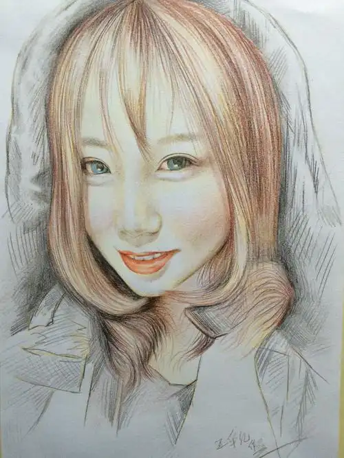 肖像彩铅