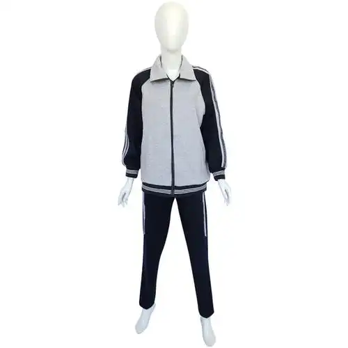 石家庄二中校服初中高中学生男女灰色上衣藏青色裤子春秋运动套装