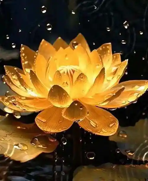 好运莲莲,禅意满满的莲花头像!