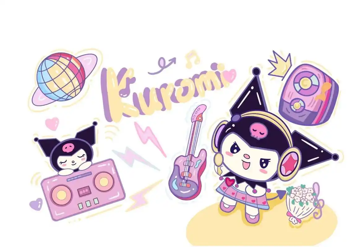 ipad壁纸|库洛米      没想到这么多小伙伴喜欢,只怪库洛米太可爱