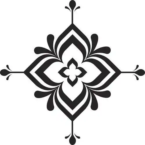 对称图形创意画图片对称画对称图形组成的一幅画