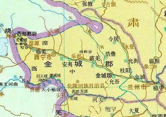 帝国西陲的边防,于始元六年(公元前81年)在西羌河湟故地增设了金城郡