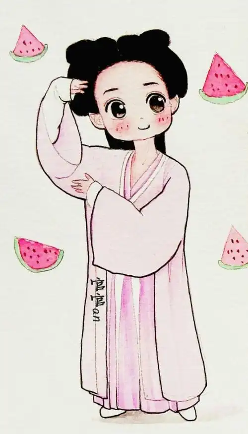 花千骨 赵丽颖 q版萌萌哒(○ 3′○)图源:官官an