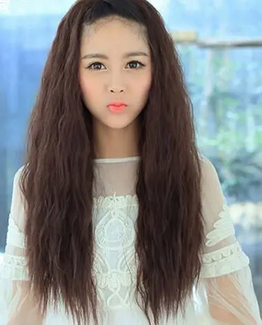 好看的女性锡纸烫发型 中长锡纸烫发型图片