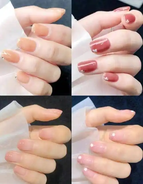 今年夏天流行的"美甲颜色",显白又高级~_肤色_女生_粉色