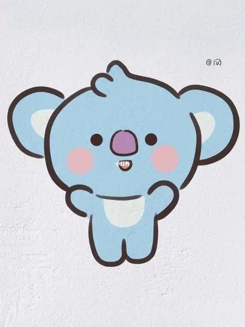 动物简笔画之可爱的考拉内附过程图