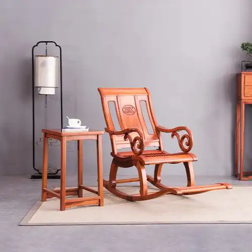 热销实木摇摇椅成人逍遥椅花梨木