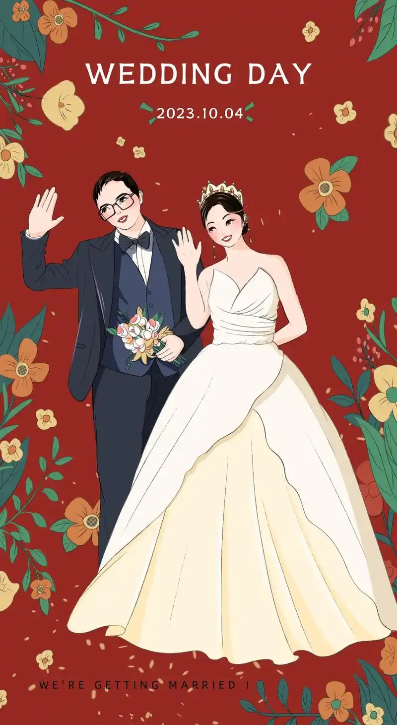 手绘婚礼请柬,让你的大日子独一无二!