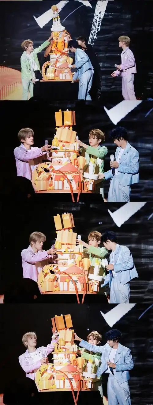 内娱第一男团!tfboys蛋糕倒了成一出大戏,十年前信件令人泪目!