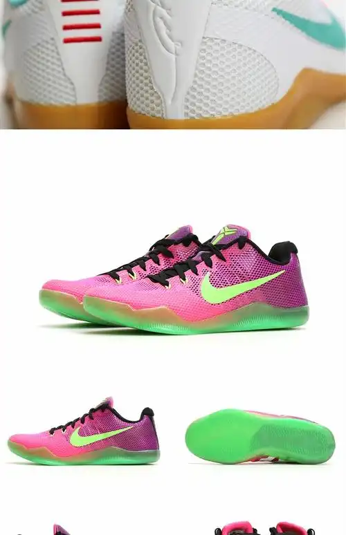 耐克nike kobe 11 科比11白生胶 刺客 实战篮球鞋836183-103-635