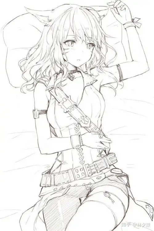 动漫女生蝴蝶结,眼镜,发圈各种饰品画法!