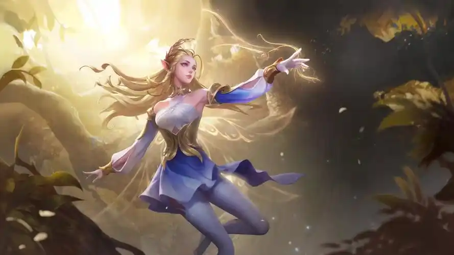 活动  【王者荣耀】艾琳登录界面大厅动画bg动画 lobbybg