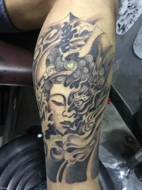 善恶佛_纹身图案手稿图片_俊tattoo的纹身作品集