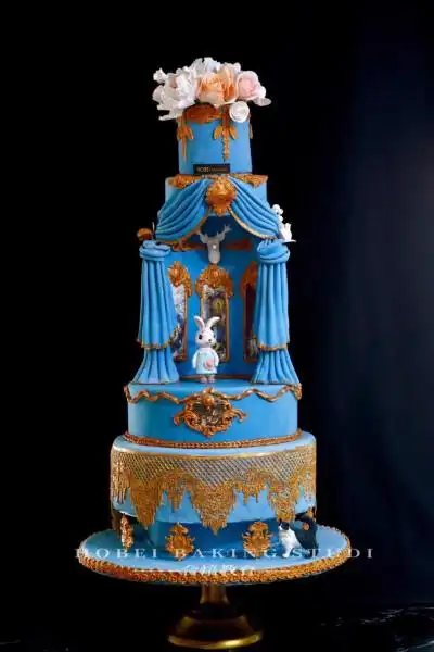 现代风翻糖蛋糕