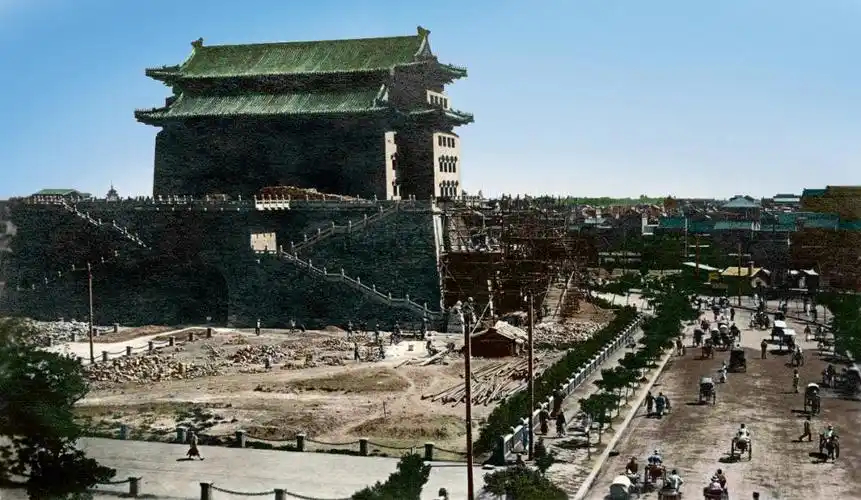 年前的中国北京城风貌让我们清晰地回望这组拍摄于1900年代的照片