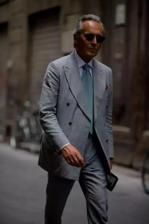 穿西装打领带就更加像成功人士(别人打领带穿西装一秒变大佬)(29)