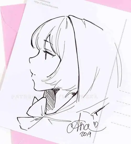 动漫人物插画手稿图片好看的动漫人物插画图片手画漫画人物图片,最好