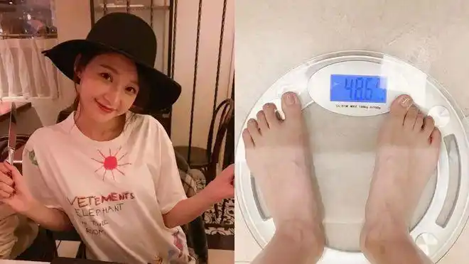 孙怡减肥一段时间,前阵子更在微博上公开体重,并表示:减肥成功48.