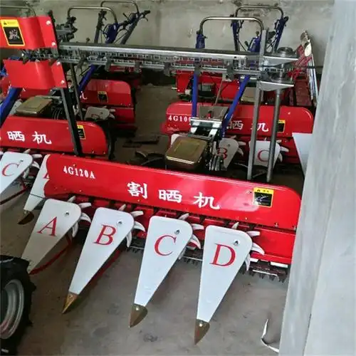 【平地自走式苎麻收割机 手扶带动甜高粱割晒机】图片