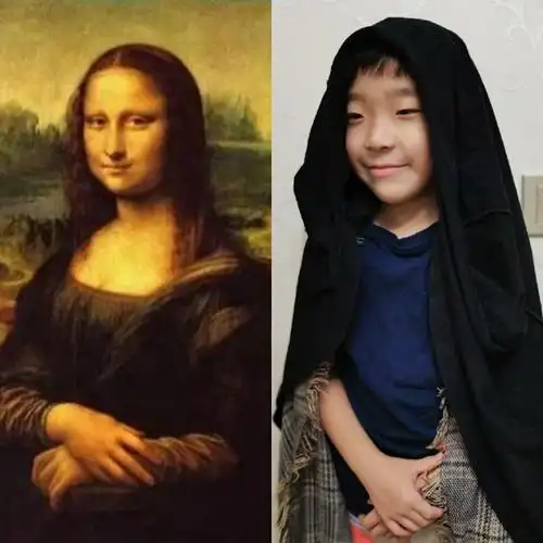 【高新教育】高新一校二(12)班"约会世界名画,感知艺术魅力"模仿秀