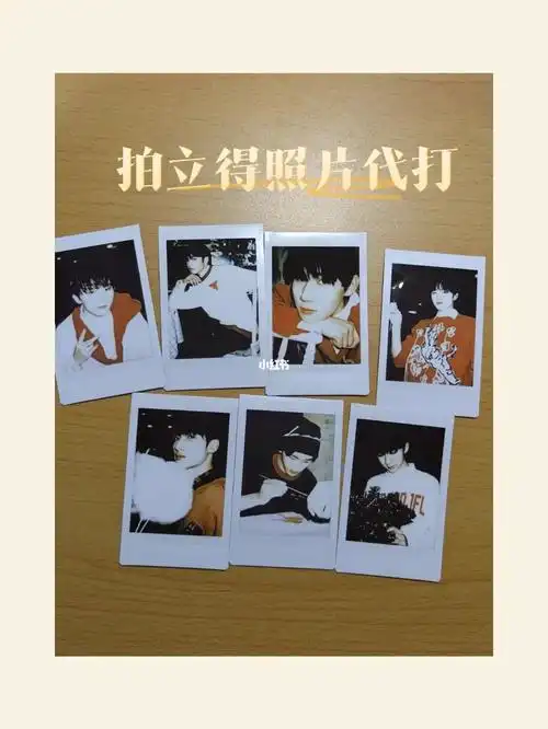 时代少年团圣诞组图拍立得照片