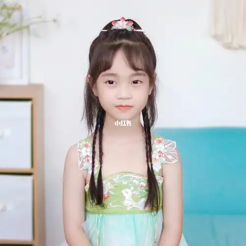 简单气质款汉服发型不会编发也能轻松扎好