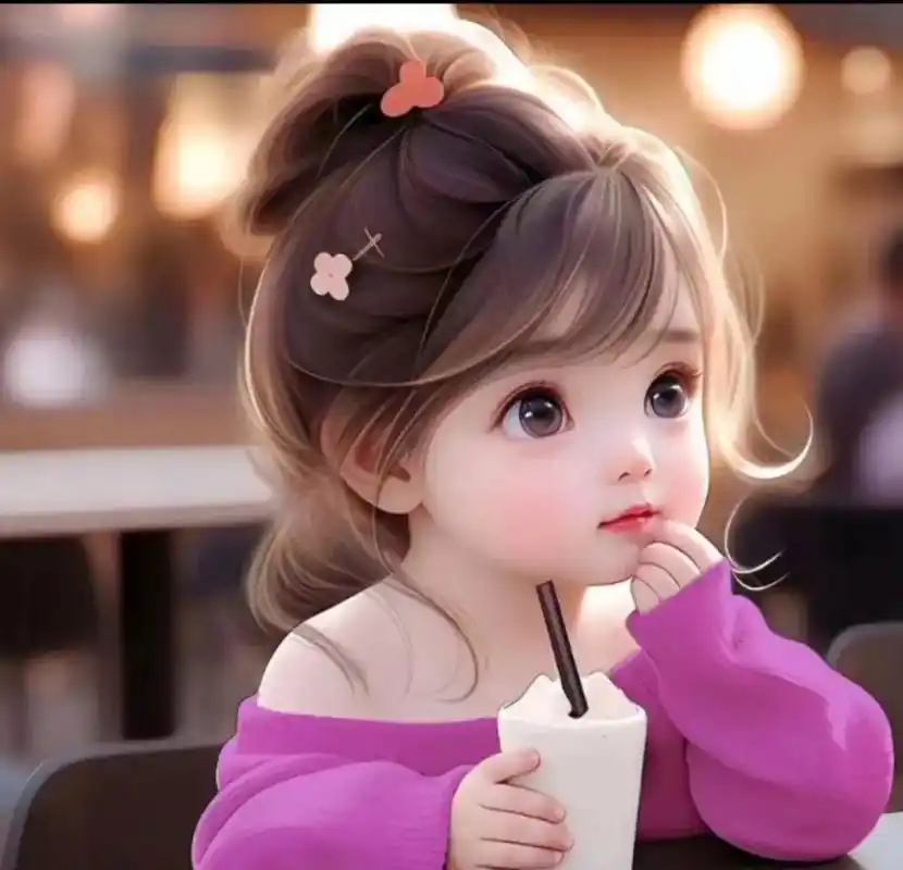 漫画女孩 #学会释然 #萌娃头像 - 抖音