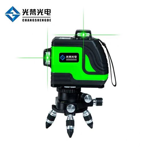 光梵激光12线水平仪绿光高精度红外线自动打线室外强光德国贴墙仪