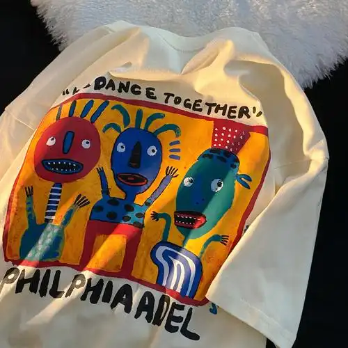 源头厂家纯棉30色夏季圆领百搭短袖女t恤情侣宽松版男