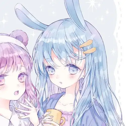 动漫闺蜜头像|你的骑士还没有来,可是你永远是我的公主