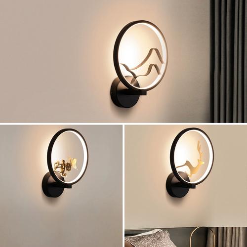 雷士照明新中式壁灯led复古客厅卧室书房墙壁禅意中国风灯具