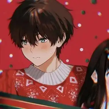 2021春节专属红色喜庆情侣头像