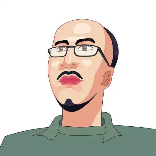 给大叔画的头像,大叔表情包之一