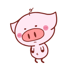 卡通小猪红脸蛋闪光gif动图_动态图_表情包下载_soogif