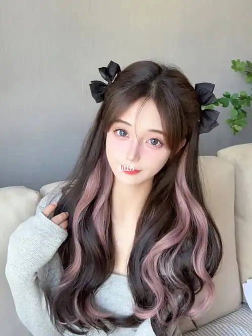 2022新出炉超的樱花粉挂耳染昆明染发