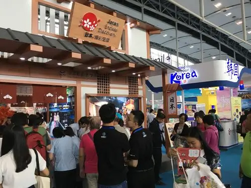 日本,韩国展位(摄影陈菲)