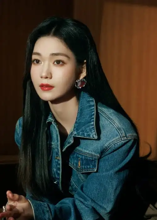 段奥娟混色牛仔裙套装##北京台春晚好看##春节搭子##北京台春晚