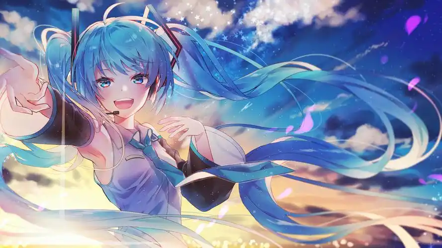 二次元歌姬初音未来桌面壁纸