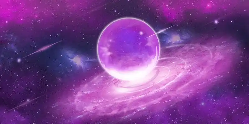 紫色酷炫星空紫色星空展板紫色星空背景