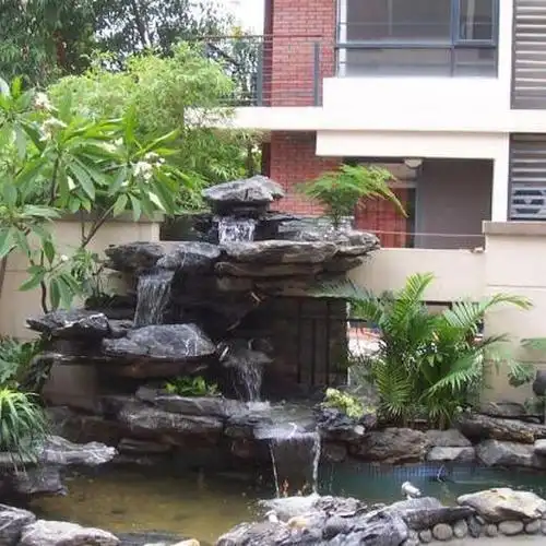 鱼池假山如何设计