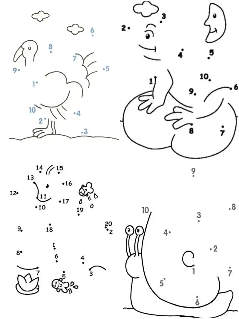 我的抖音生活日记 数字连线画 - 抖音