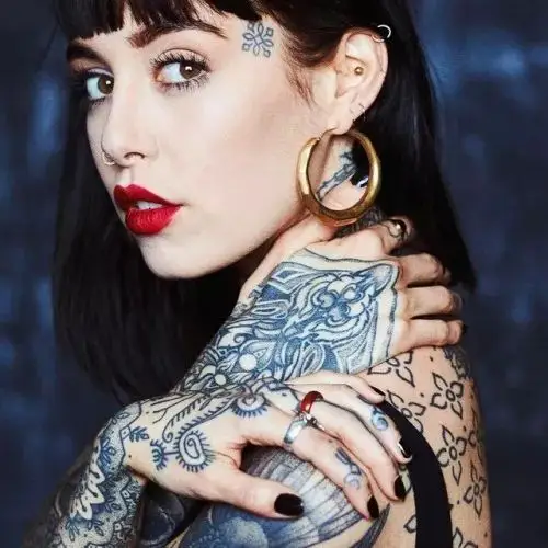 纹身的女生最性感,这些花臂正妹也太好看了吧!